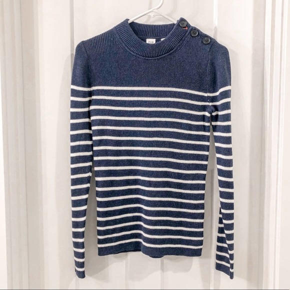 Gap Striped Chunky Knit Sweater Size Extra Small - Picture 1 of 5